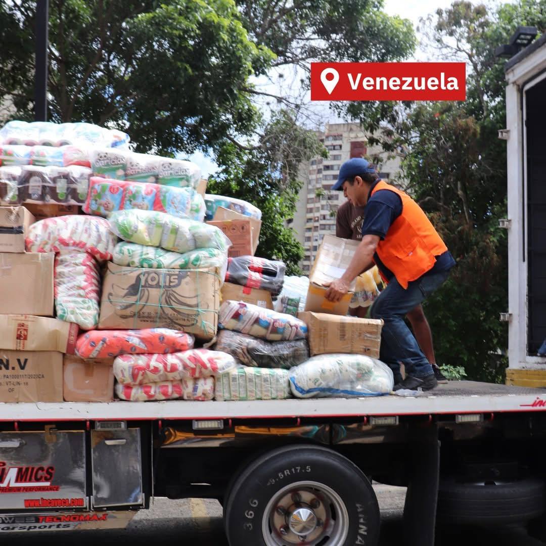 Acheminement de matériel de première nécessité au Venezuela